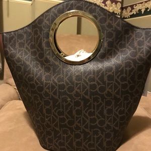 Brand new Calvin Klein leather Lexi mini tote